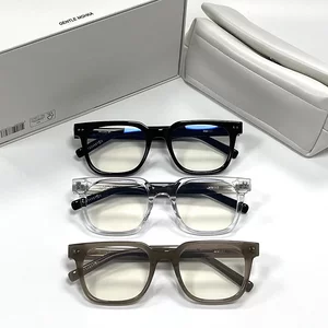 
2026 New Spectacle Frame MM117 Plate Square Frame Fashionable Men's and Women's Margiela Eyeglass Frame with Myopia Glasses