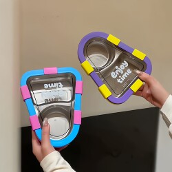 Dopamine Triangle Lunch Box Portable Insulated Lunch Box for Office Workers to Take Away Stainless Steel Lunch Box 2026 New Model Lunch Box