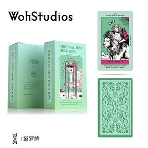 
[Woh] Mint Wet Tarot Card Mint Tarot Card Wet Tarot Card Limited Starling Card Collection