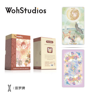 
[Woh] Wind and Rilitaro Cards Panweite 78 Cards Starling Card Collection Song of Four Seasons Healing System