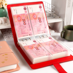 Money Saving Book, Money Binder, Money Album, Popular Hundred-Yuan Banknote Album, Storage Bag, One Thousand Yuan Fortune Commemorative Banknote, Large-Capacity Financial Management, 2025 New Model, High-Value, Can Store Travel Banknotes, Collection Album