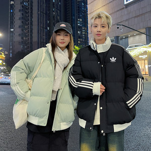 
Ransom Clover 2025 New Down Cotton Jacket Men's Thickened Cotton Jacket Couple Stand Collar Bread Jacket Trendy Jacket