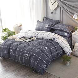 Quilt complete set bedding single student dormitory four-piece cotton quilt set winter quilt six-piece set