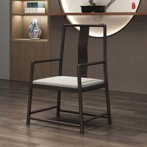 
Suzhou furniture customization new Chinese style sofa combination solid wood living room Zen modern Chinese style office wood color