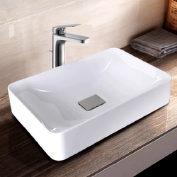 Japanese to Countertop Basin Pjs03W Artistic Washbasin for Home Use Rectangular Wash Basin Sink Basin