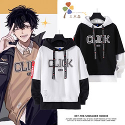 Time Agents Cheng Xiaoshi and Lu Guang Same Style Fake Two-Piece Sweatshirt Winter Anime Cosplay Clothing