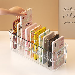 High-Looking Mobile Phone Case Storage Box, Classroom, Office, Student Dormitory, Light Luxury Multi-Compartment Mobile Phone Storage Rack