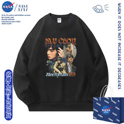 Nasa Jay Chou Concert Same Style Merchandise Crewneck Sweatshirt Men's Autumn and Winter Fan Support Clothing Jacket