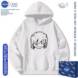 Nasa Detective Conan Kaito Kuroshiba Collaboration Hoodie Men's Hooded Autumn/Winter Anime Two-Dimensional Fleece-Lined Jacket