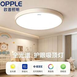 Op Lighting Led Ceiling Light, Eye-Protection Hall Light, Rectangular Living Room Light, Round Bedroom Light, Small White Light Fixture