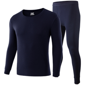 Yu Zhaolin autumn clothes and autumn pants for men's pure cotton thin thermal underwear set spring and autumn base top for men's cotton sweater
