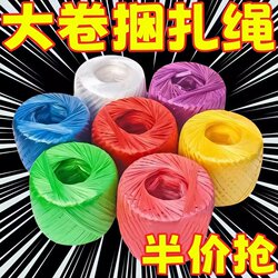 Plastic Rope for Bundling and Packaging, Tear-Resistant Woven Bags, Household Nylon Binding Rope, Grass Ball Tie Rope, Wrapping Rope