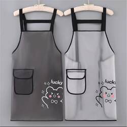 Kitchen Cooking Apron Sleeveless Waterproof Apron Catering Aquatic Products Pet Shop Translucent Tpu No-Wash Work Clothes