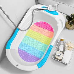 Environmentally Friendly and Odorless Baby Bath Silicone Floor Mat, Bath Tub Anti-Slip Mat, Children's Bath Tub Anti-Fall Shower Mat