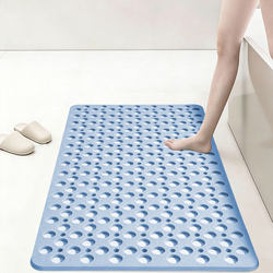 Environmentally Friendly Tpe Material Bathroom Non-Slip Mat Bathtub Shower Room Bath Toilet Floor Mat Suction Cup Anti-Fall Foot Mat