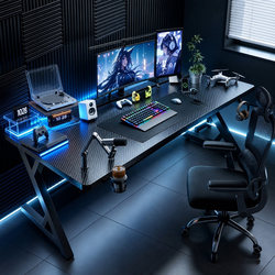 E-Sports Table, Desktop Computer Table, Bedroom Home Office Desk, Can Be Equipped with a Robotic Arm, Gaming Table, Student Writing and Study Table