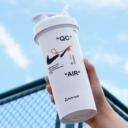 Gym Water Cup, Plastic Cup, Sports Portable Cup, Outdoor Male Student Travel Large-Capacity Bottle, Anti-Fall Cup