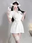 váy ngủ quần lót lọt khe xẻ đáy Gợi Cảm Y Tá Đồng Nhất Cosplay Ren Nguyên Chất Desire Giường Lộ Quần Lót Nữ Gợi Cảm Cảm Xúc Phù Hợp Với bán đồ ngủ sexy đồ ngủ nữ cosplay 