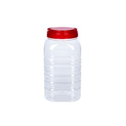 4500ml1h3kg wide sealed plastic storage tank pickle barrel pet plastic bottle thickened dry fruit plastic bottle