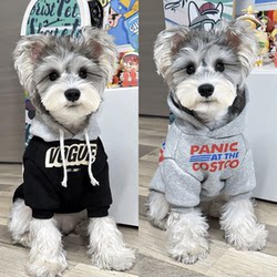 Pet Cat and Dog Clothes Anti-Shedding French Bulldog Schnauzer Teddy Bichon Pomeranian Spring, Summer, Autumn and Winter Hooded Sweatshirt