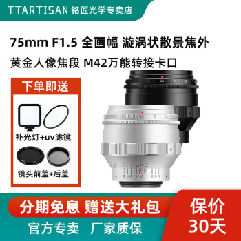 Mingjiang Optical 75mmF1.5 full-frame lens