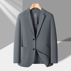
Light luxury ice silk thin sunscreen suit new men's summer business casual suit simple and versatile drooping single western trend