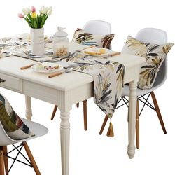 American table flag, light luxury, Nordic TV cabinet, luxury w, modern simple coffee table, dining table decoration cloth, long tablecloth