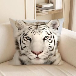 Powerful Tiger, Domineering and Fierce, Pillow for Living Room Sofa Decoration, Cushion, Tea Room Decorative Pillow Cover, Gift for Friends