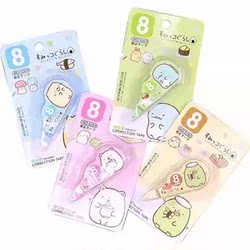 Large-Capacity Correction Tape with Cute Animal Design, Anti-Drop, Simple and Smooth Application, Strong Coverage, Student Stationery