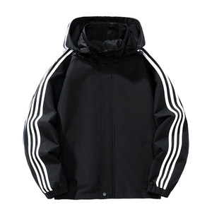 
xn [Event Exclusive] Outlet Three-Stripe Jacket, Sports Fruit and Vegetable Storage Bag, Couple Style Jacket
