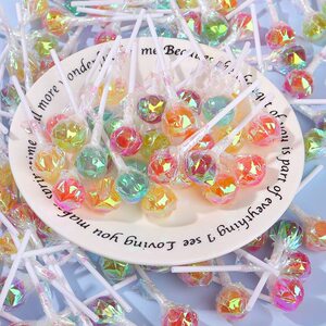 
Internet celebrity paper crane mini lollipop children's snack fruit flavor bouquet lollipop super small ball fruit flavor