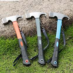 Camping Hammer, Outdoor Peg Hammer, Eagle-Beak Hammer, Korean Export Carbon Steel Hammer, Camping Tent Tarp Peg Removal Hammer