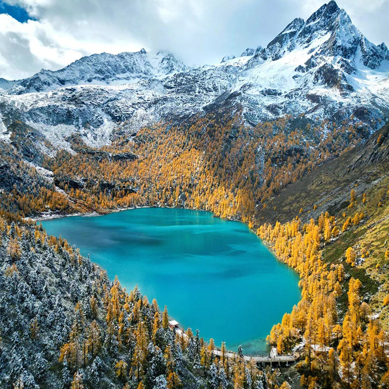 2-8人小团川西小环线3日游跟团游四姑娘山色达稻城亚丁旅游三日游