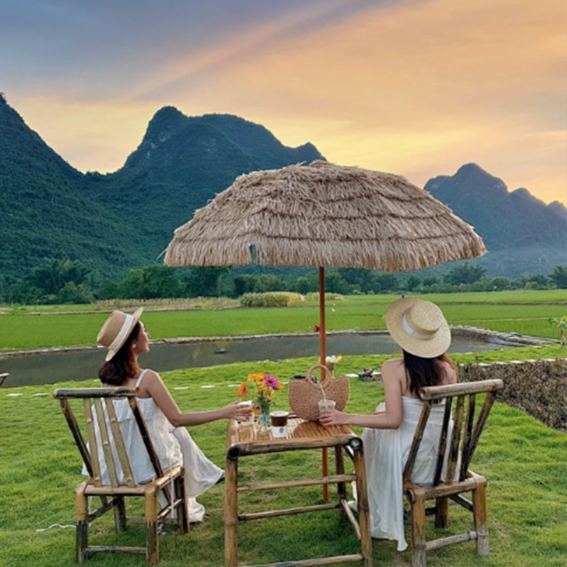 广西桂林5天4晚0购物银子岩遇龙河竹筏象鼻山日月双塔坐热气球