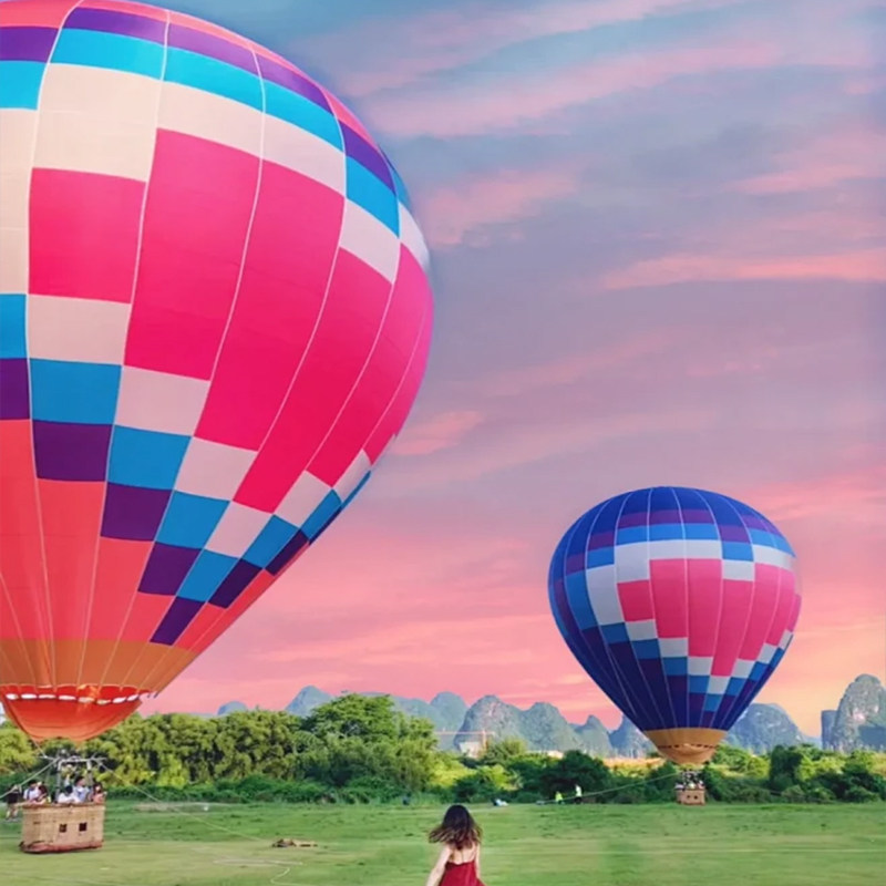 双飞含机票|桂林阳朔旅游5天4晚0购物|三星游船多人竹筏象鼻山