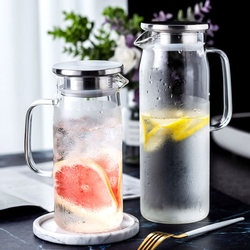 German Lauren Juice Cup Glass Heat-Resistant High-Temperature Household Large-Capacity Cold Water Pitcher Lemonade Cup