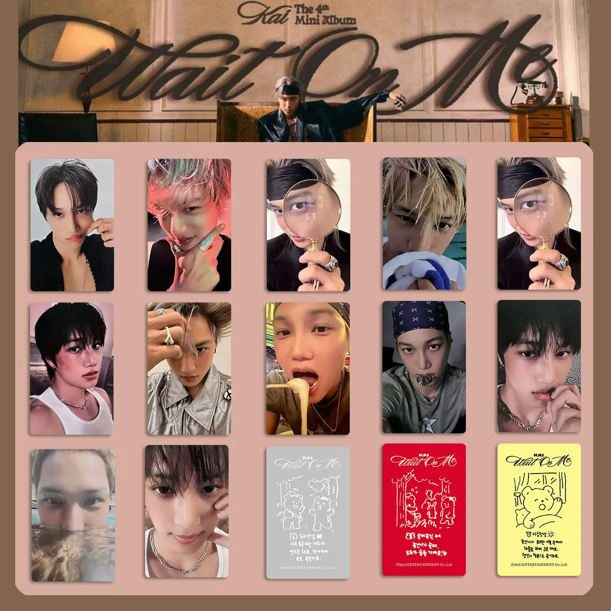 EXO kai カイ star 上海 当選者限定 トレカ 3枚セット EXO kai カイ star 上海 当選者限定 トレカ 3枚セット EXO kai カイ