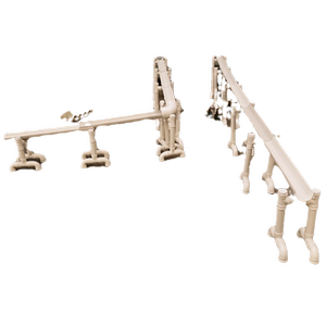 
pvc pipe children's sand and water toy set kindergarten sand pool water toy equipment water play bracket combination