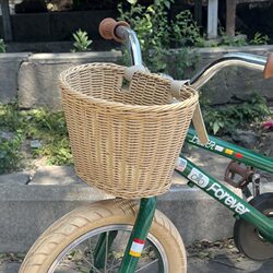 Cute Cartoon Multifunctional Electric Bike Basket for Storing Items, Front-Mounted Storage Basket for Electric Bicycles
