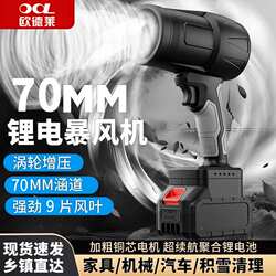 Oudeli Industrial-Grade Powerful Blower for Dust Removal, Car Washing, Water Blowing, and Snow Blowing, Small Handheld Blower