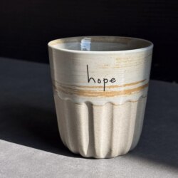 【Hope】Japanese-Style Retro Ceramic Cup Handmade Rustic Pottery Water Cup Milk Coffee Cup Mug