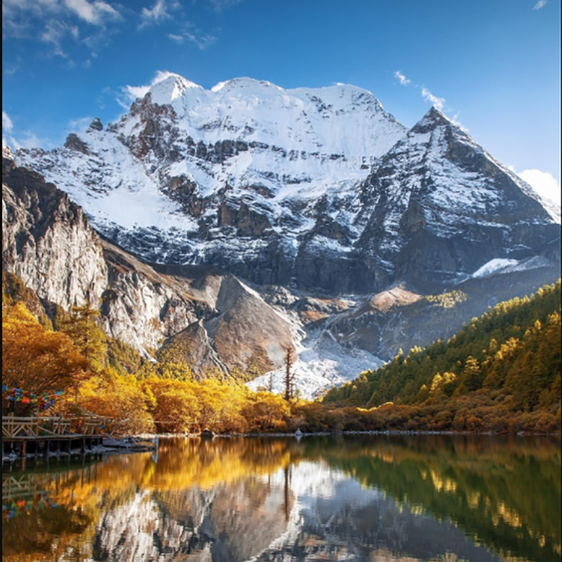 川西环线 四姑娘山双桥沟稻城亚丁海子山墨石公园木格措理塘5日游