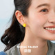 Sanglei Xiaotang Star Earrings Fashionable Temperature Versatile Niche Design Star Earrings Women's 2025 Spring and Summer Fabulous Style