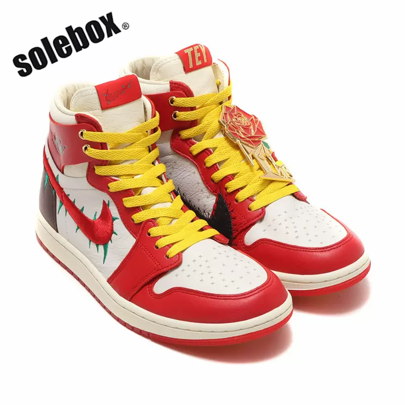 Air Jordan 1 AJ1 Teyana Taylor 荆棘玫瑰高帮篮球鞋FJ0604-601-Taobao