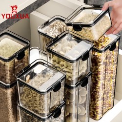 Japanese Sealed Jars for Grains, Kitchen Storage, Food-Grade Transparent Jars, Boxes for Snacks, Dry Goods, Tea Storage Jars