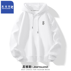 Jeanswest Z+ Hooded Sweatshirt for Men 2025 Autumn New Simple Casual Jacket Heavyweight Hoodie
