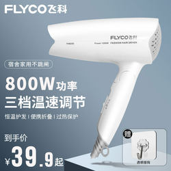 Feike Borui Hair Dryer for Home Use, Dormitory, Students, Portable, Small, Hot and Cold Air, Hair Care, Low-Power Electric Hair Dryer