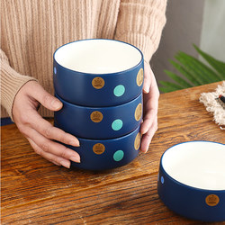 Japanese-Style Ceramic Rice Bowl for Home Use 2025 New Model High-Value Eating Bowl Personal Use Beautiful Bowl and Plate Tableware