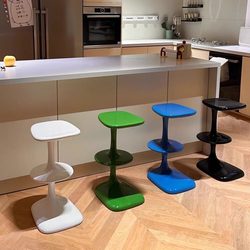 Designer Fiberglass Lacquered Bar Stools for Bar Counters, Island Bars, Cafes, Guesthouses, Sales Offices, and Hotel Reception