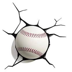 3D Personalized Car Stickers for Decoration, Scratch Cover, Waterproof, Scratch-Resistant, Car Body Basketball Baseball